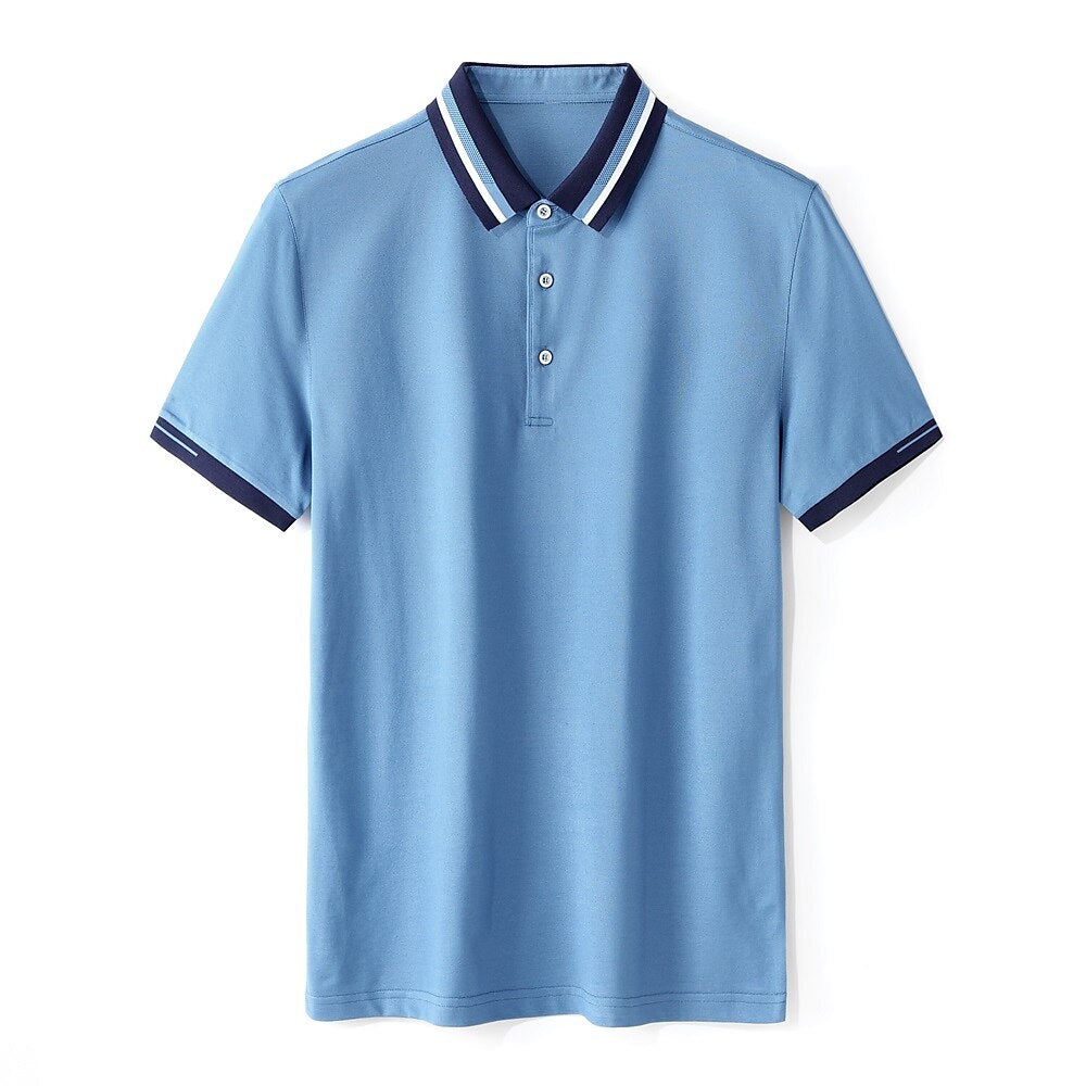 Luxury Mulberry Silk Blend Polo - oukumen