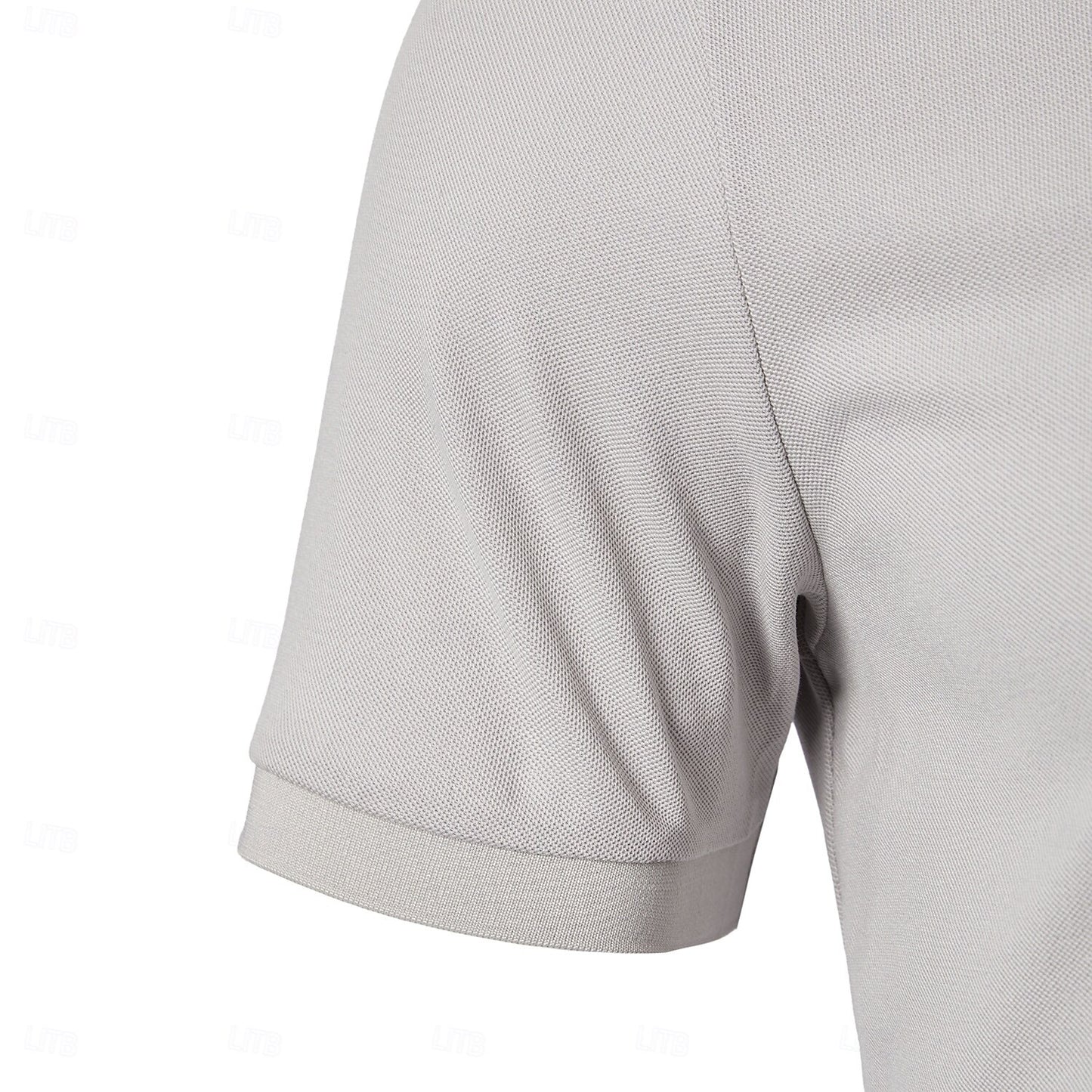 Modern Colorblock Knit Polo Shirt - oukumen