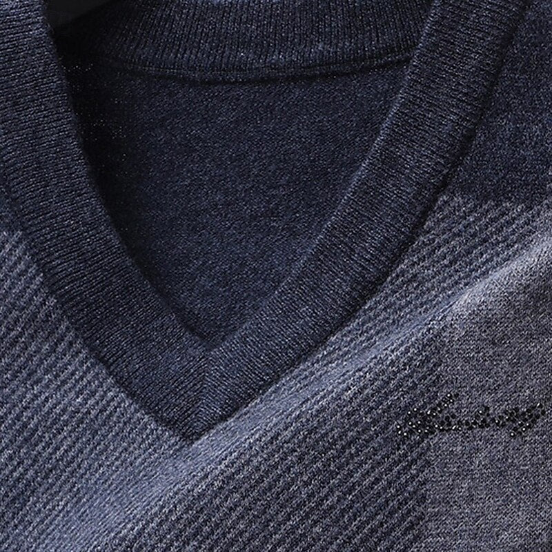 Classic Fit Wool Check Sweater Vest - oukumen