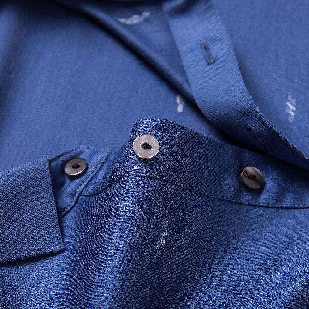 Premium Tencel Cotton Silk Polo Shirt - oukumen