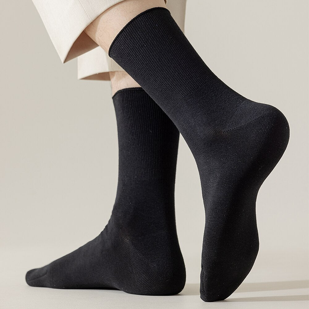 100% Cotton Crew Socks - oukumen