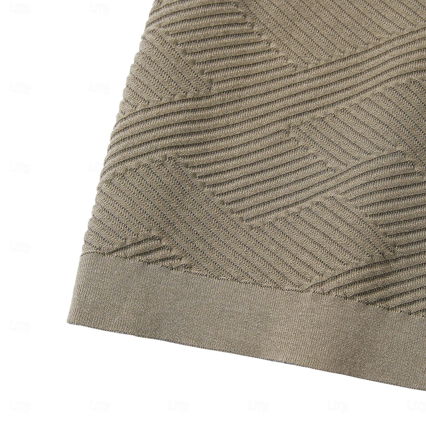 Silk Linen Cotton Crew Neck Knit T-Shirt - oukumen