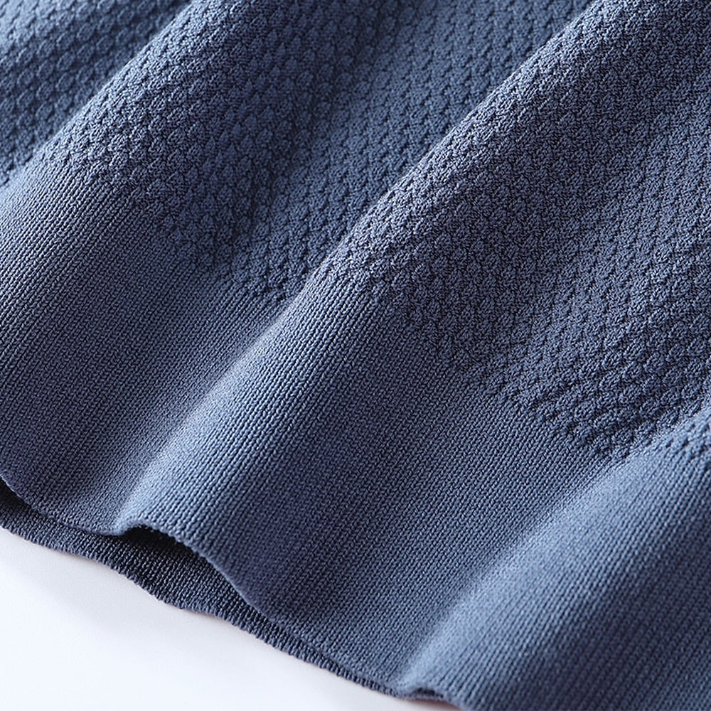 TENCEL™ Lyocell Silk Blend Luxe Knit Tee - oukumen