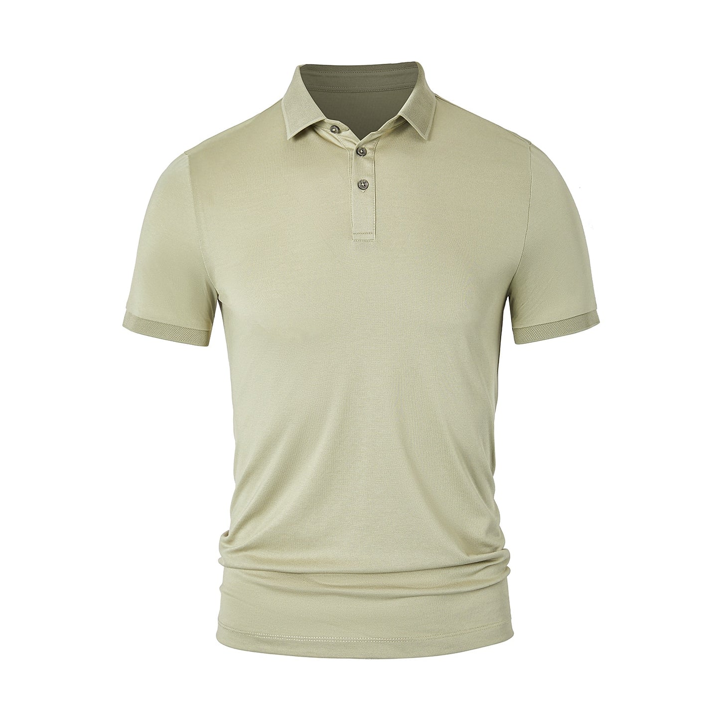 Cotton Silk Timeless Solid Color Polo - oukumen
