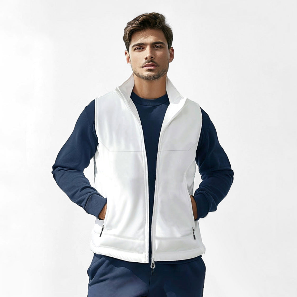 Sports Outdoor Waterproof Training Full-zip Vest - oukumen