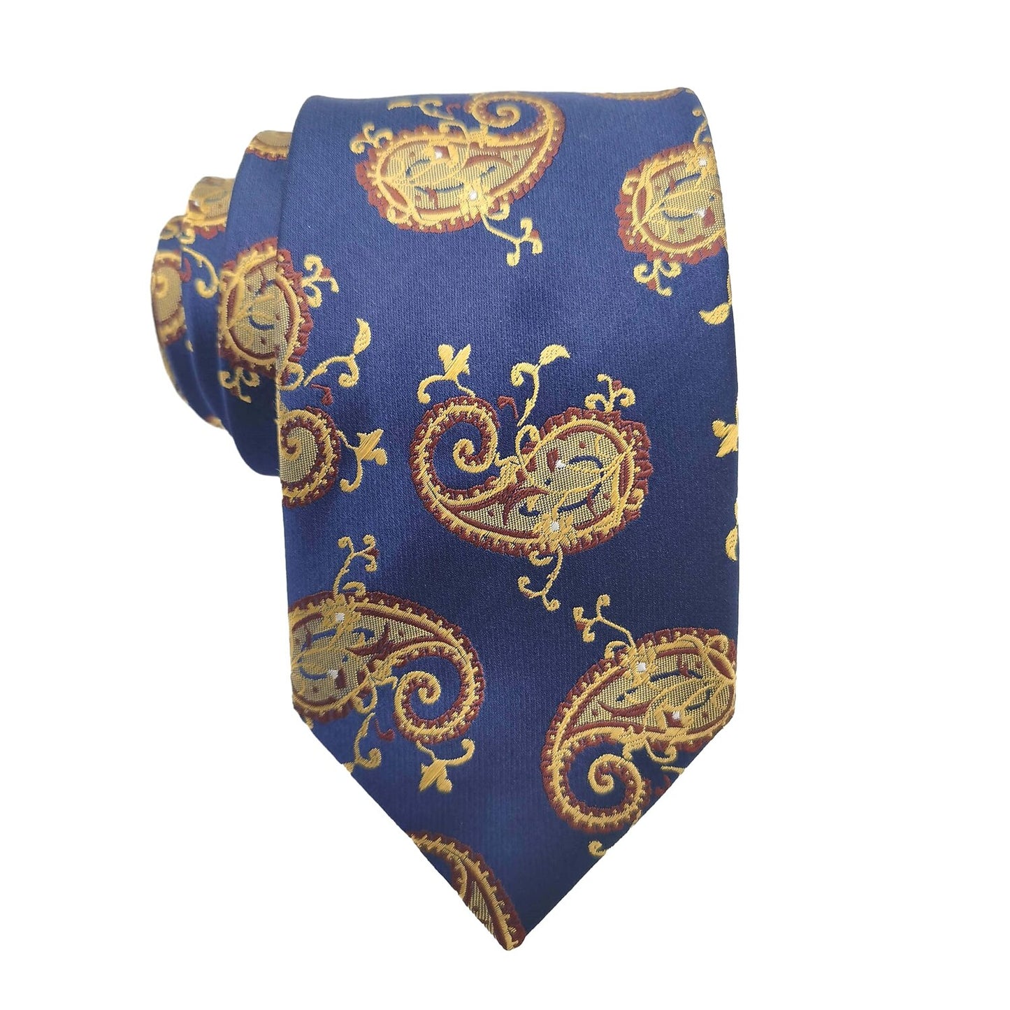 100% Silk Paisley Tie - oukumen