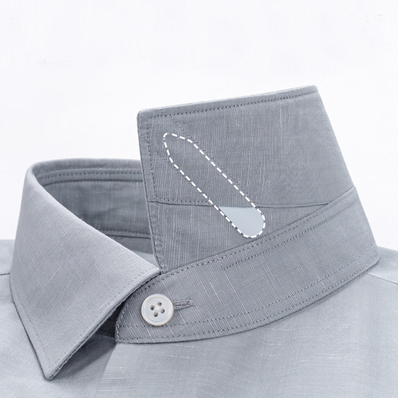 Essential Cotton-Linen Long-Sleeve Shirt - oukumen