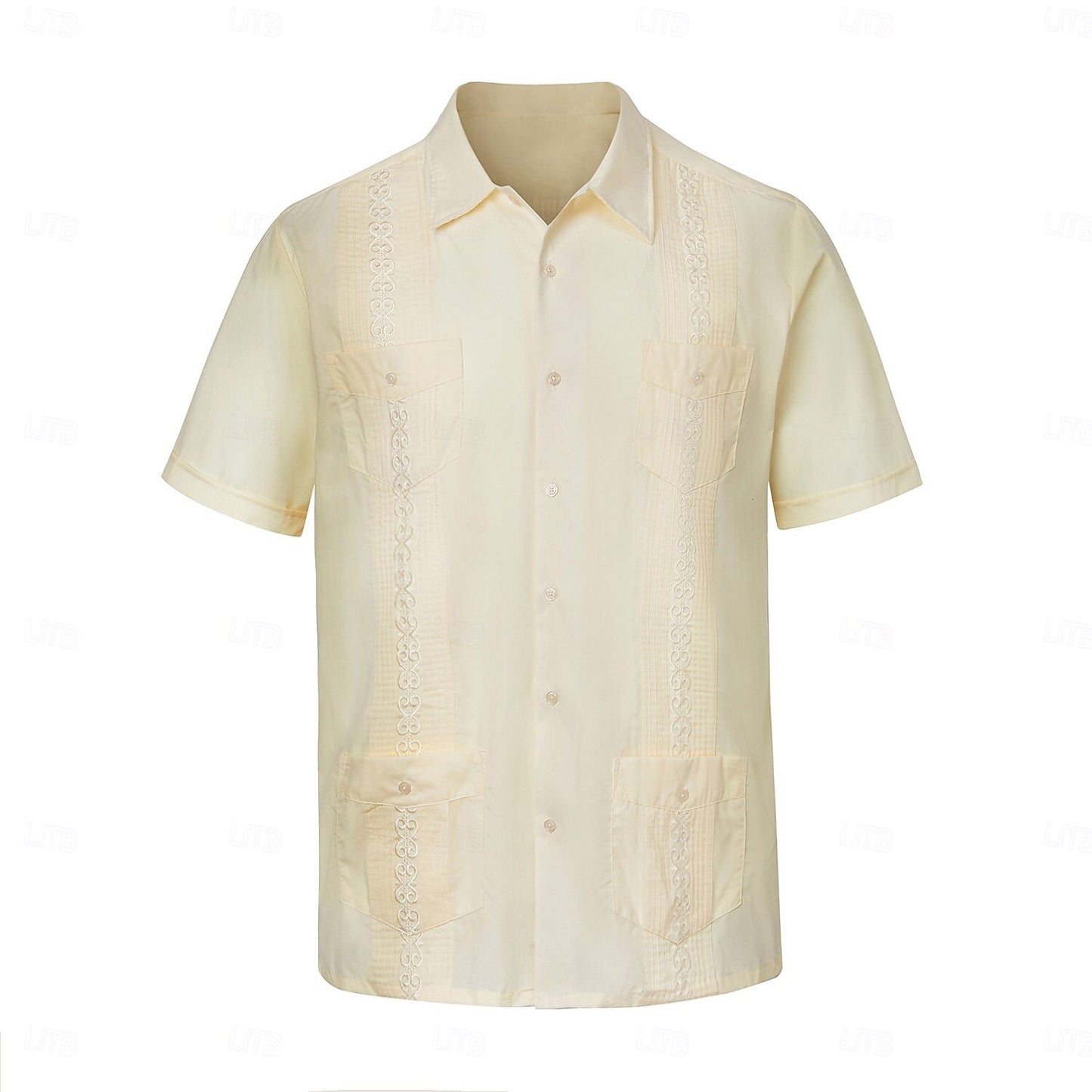 Classic Guayabera Cotton Shirt - oukumen