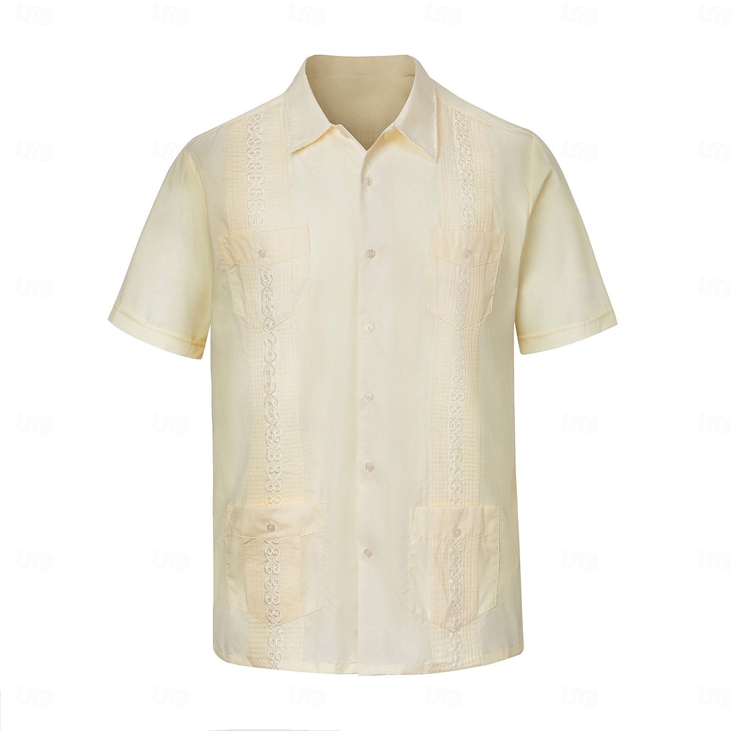 Classic Guayabera Cotton Shirt - oukumen
