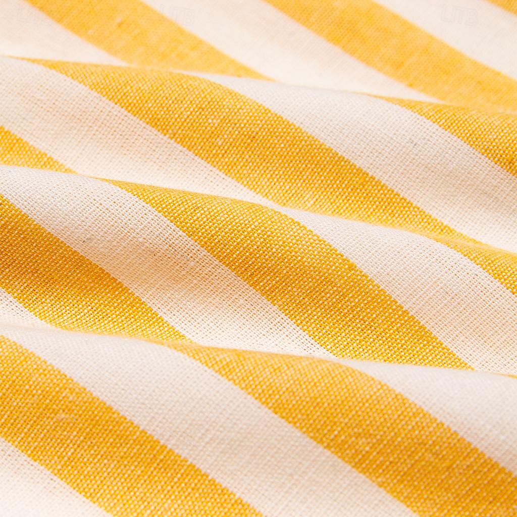 Stripe Linen Pants Trousers Summer Pants - oukumen