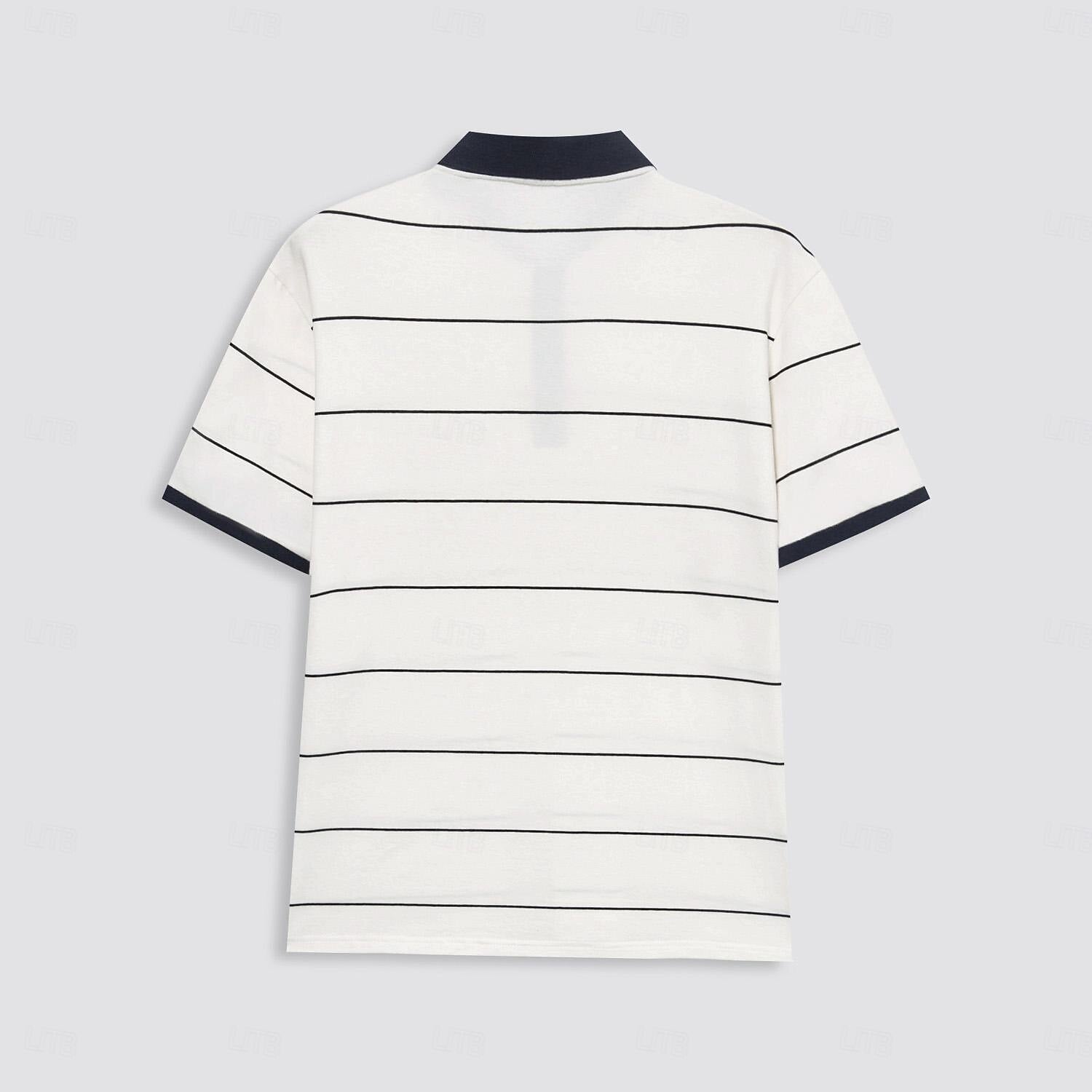 100% Cotton Golf Knit Polo - oukumen