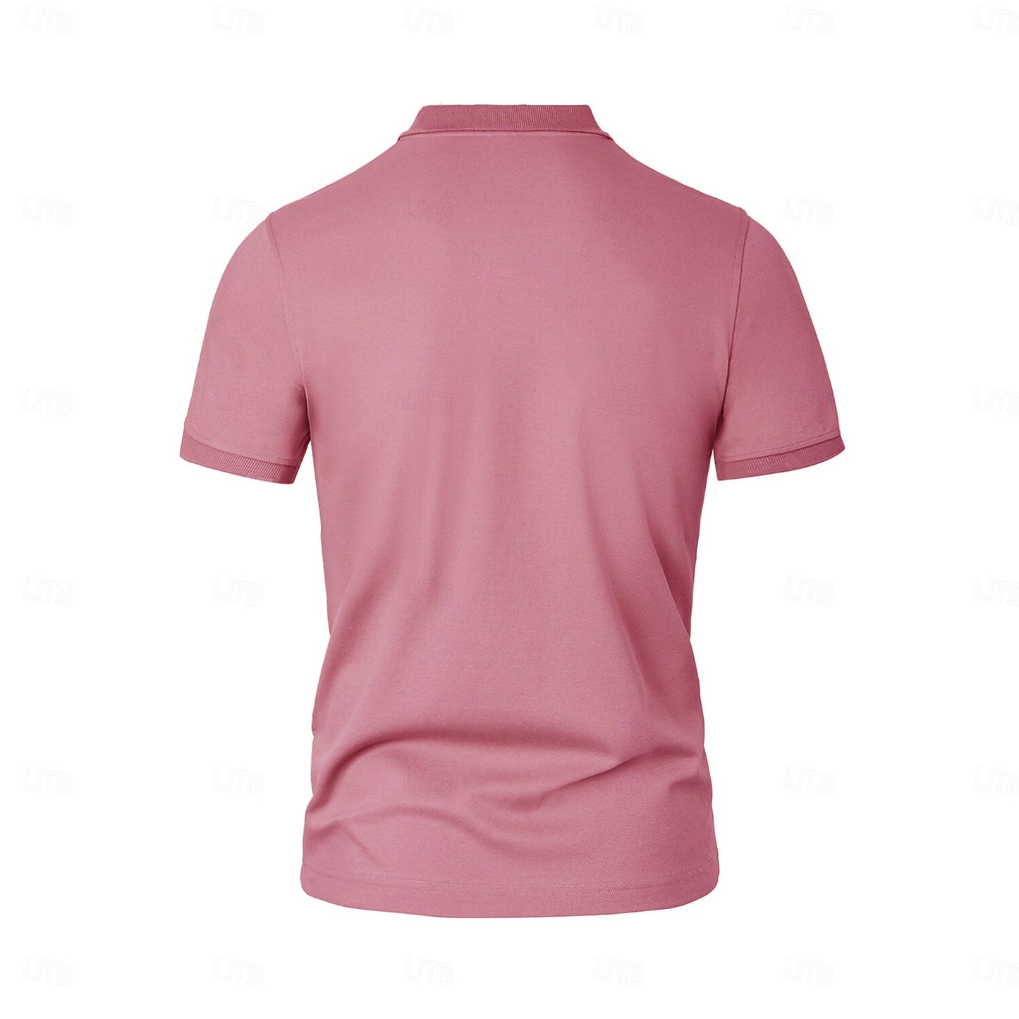 Cotton Linen Classic Fit Polo - oukumen