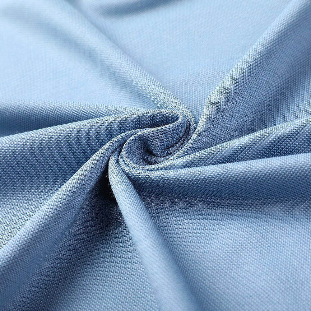 Business Casual Silk Cotton Blend Polo - oukumen