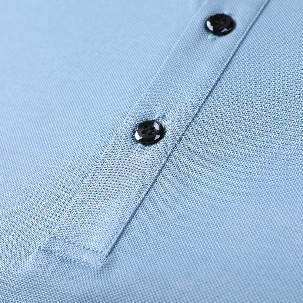 Business Casual Silk Cotton Blend Polo - oukumen