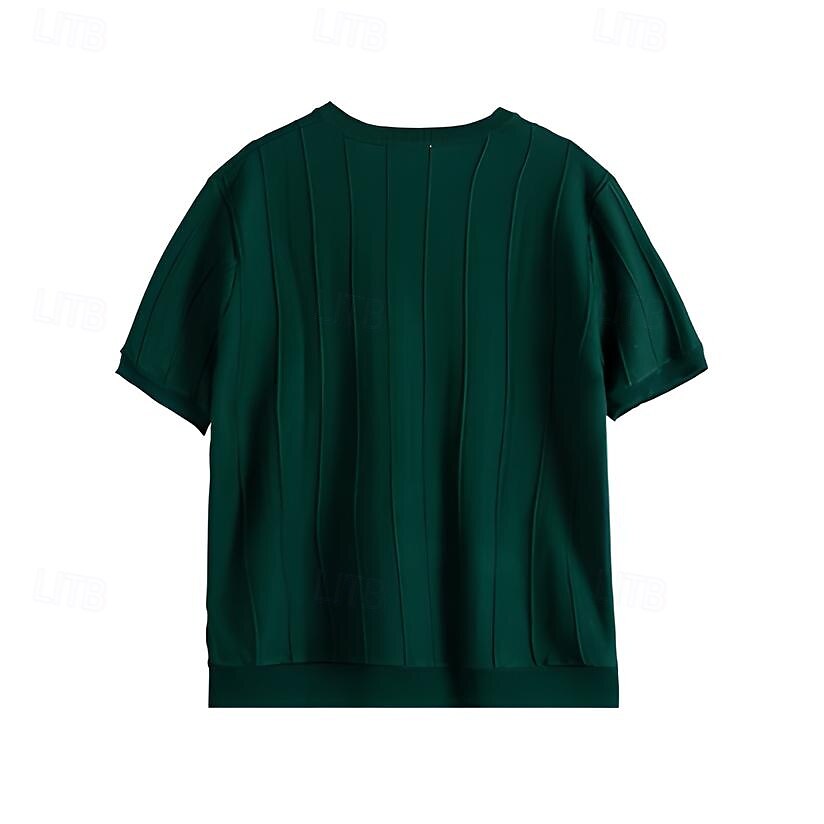 Vertical Stripes T Shirt - oukumen