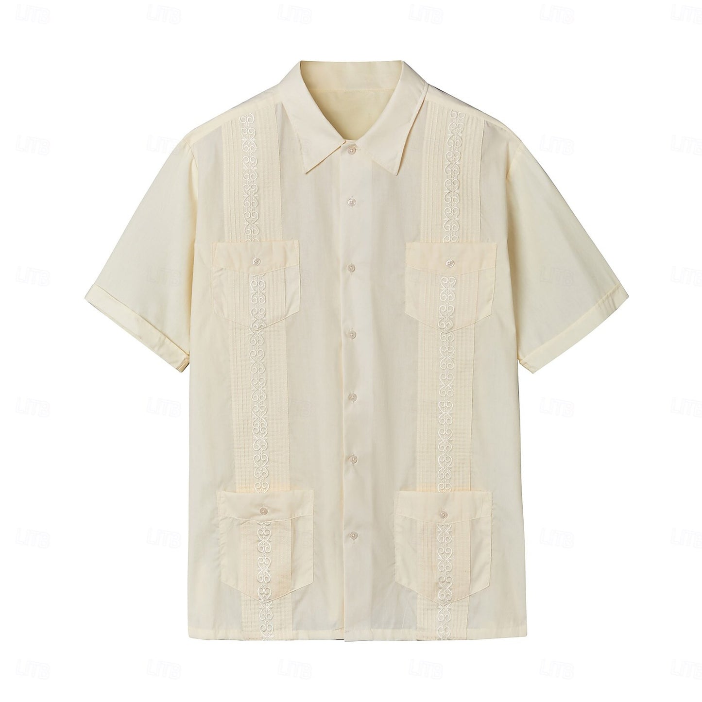 Classic Guayabera Cotton Shirt - oukumen