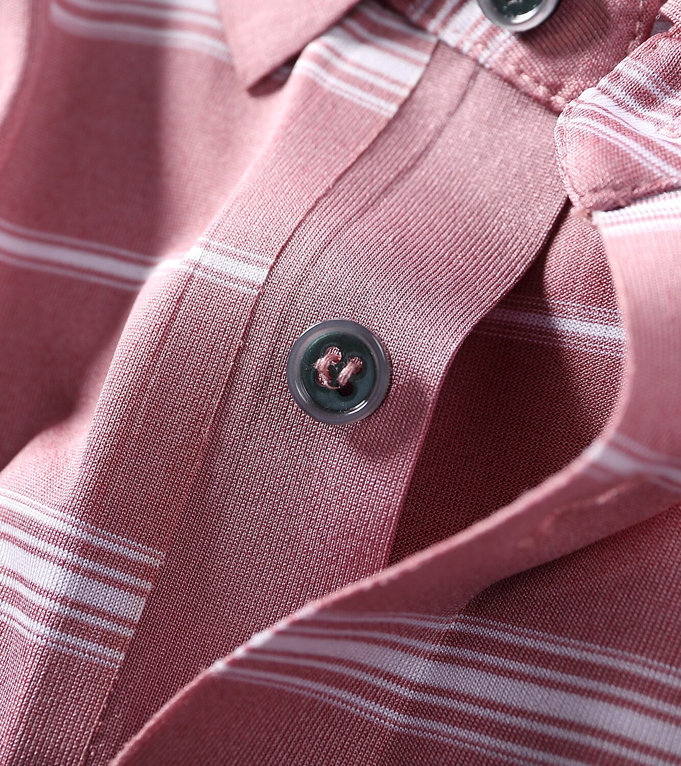 Luxury Striped Silk-Blend Polo Shirt - oukumen