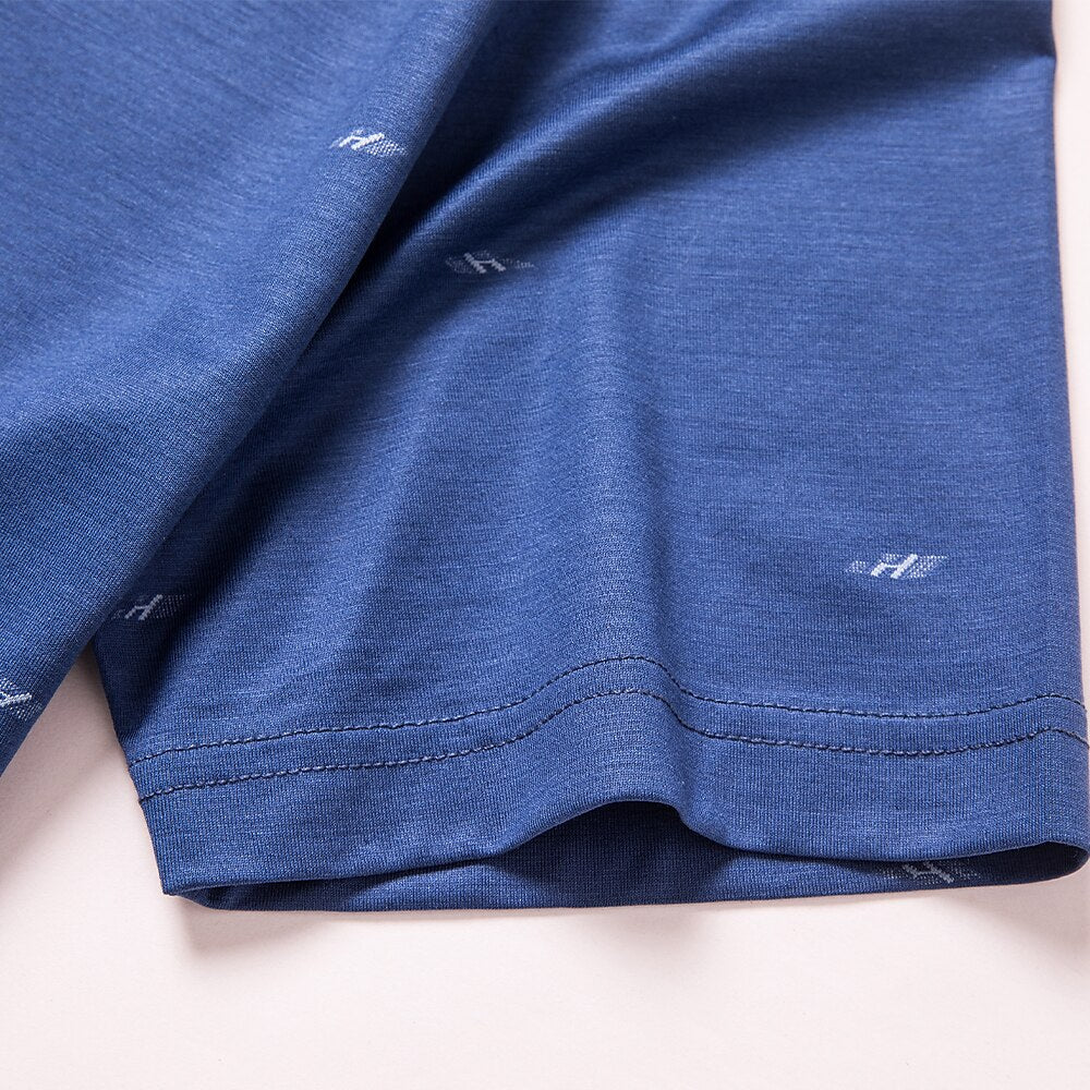 Premium Tencel Cotton Silk Polo Shirt - oukumen