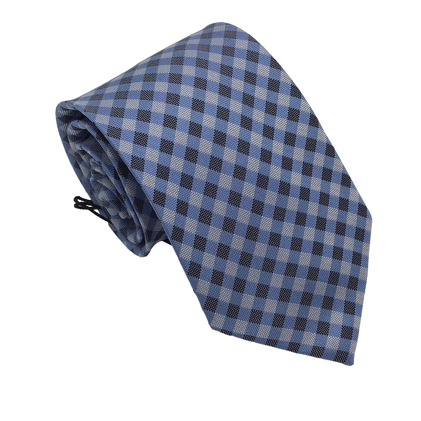 100% Silk Plaid Tie - oukumen