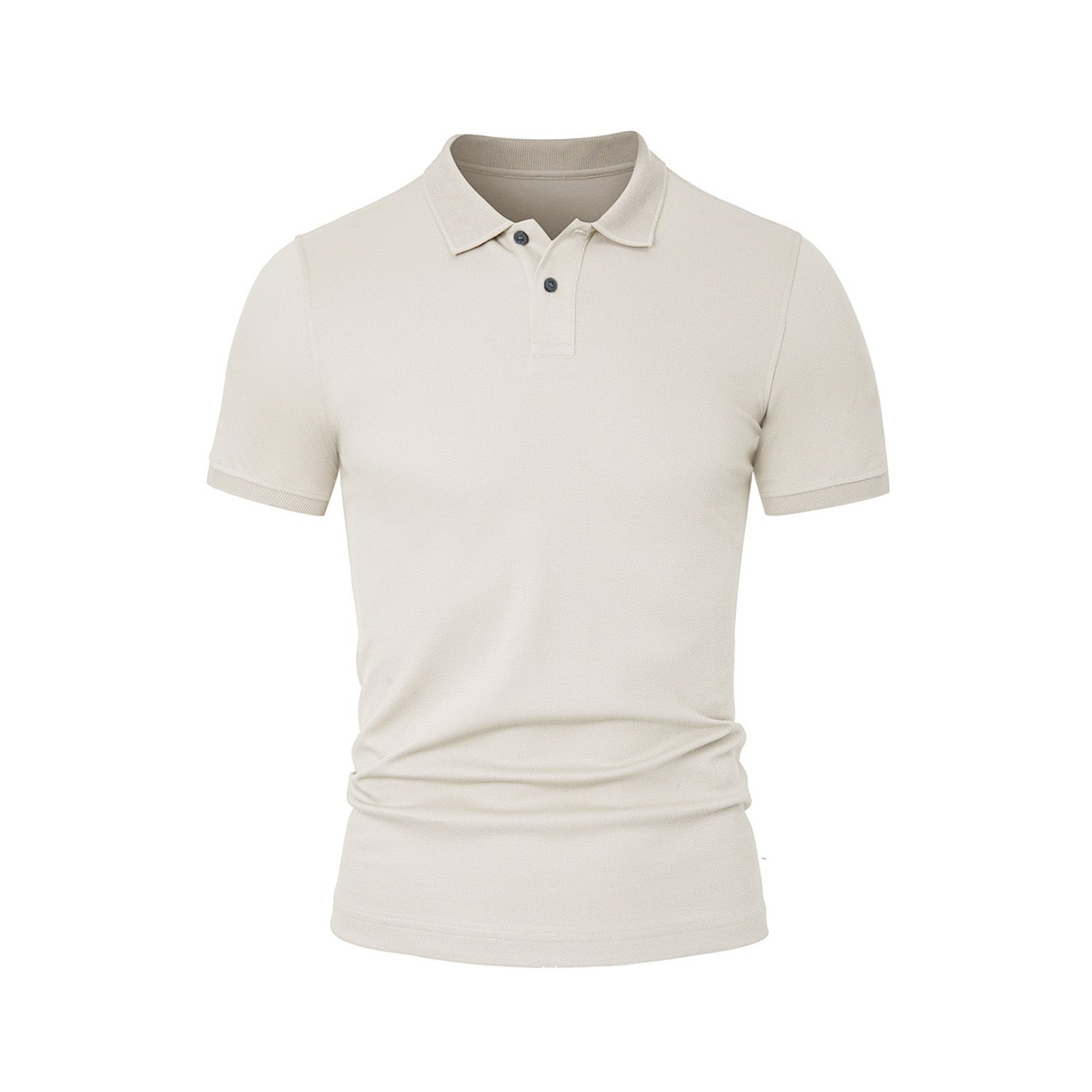 Cotton Linen Classic Fit Polo - oukumen