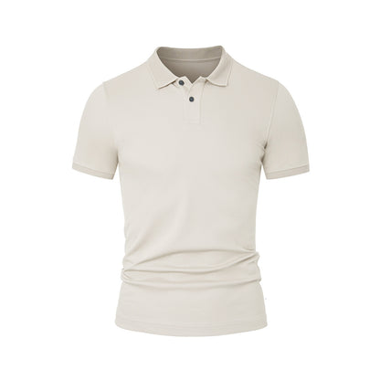 Cotton Linen Classic Fit Polo - oukumen