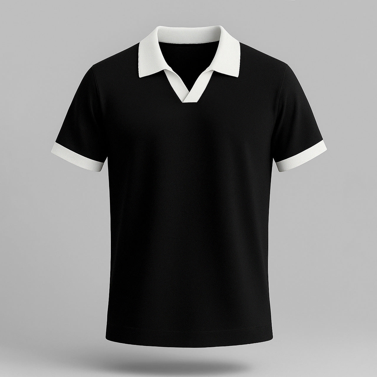 100% Cotton Colorblock Performance Polo - oukumen