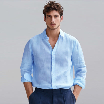 Linen Cotton Vacation Causal Shirt