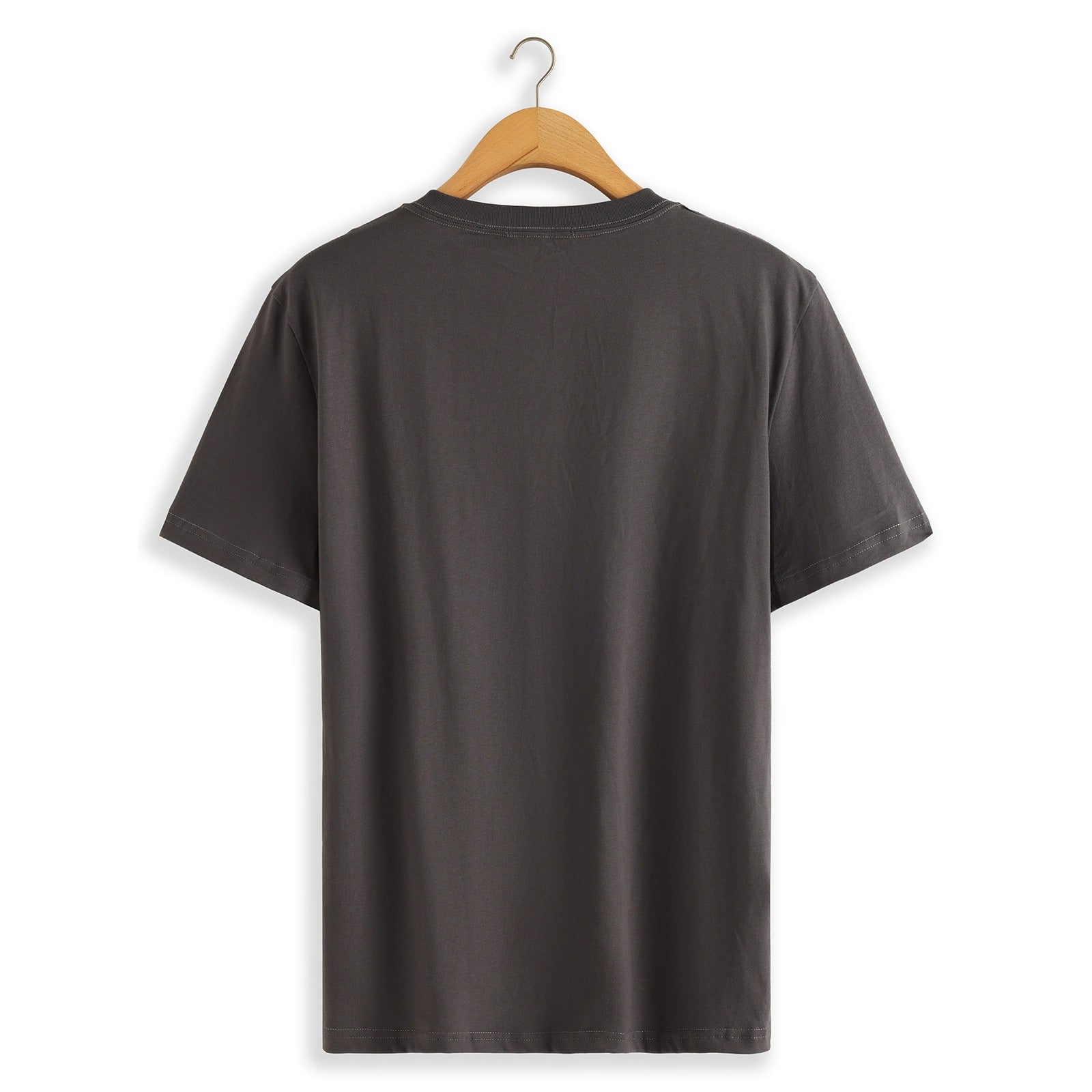 100% Cotton V Neck Short Sleeves T shirt Tee - oukumen