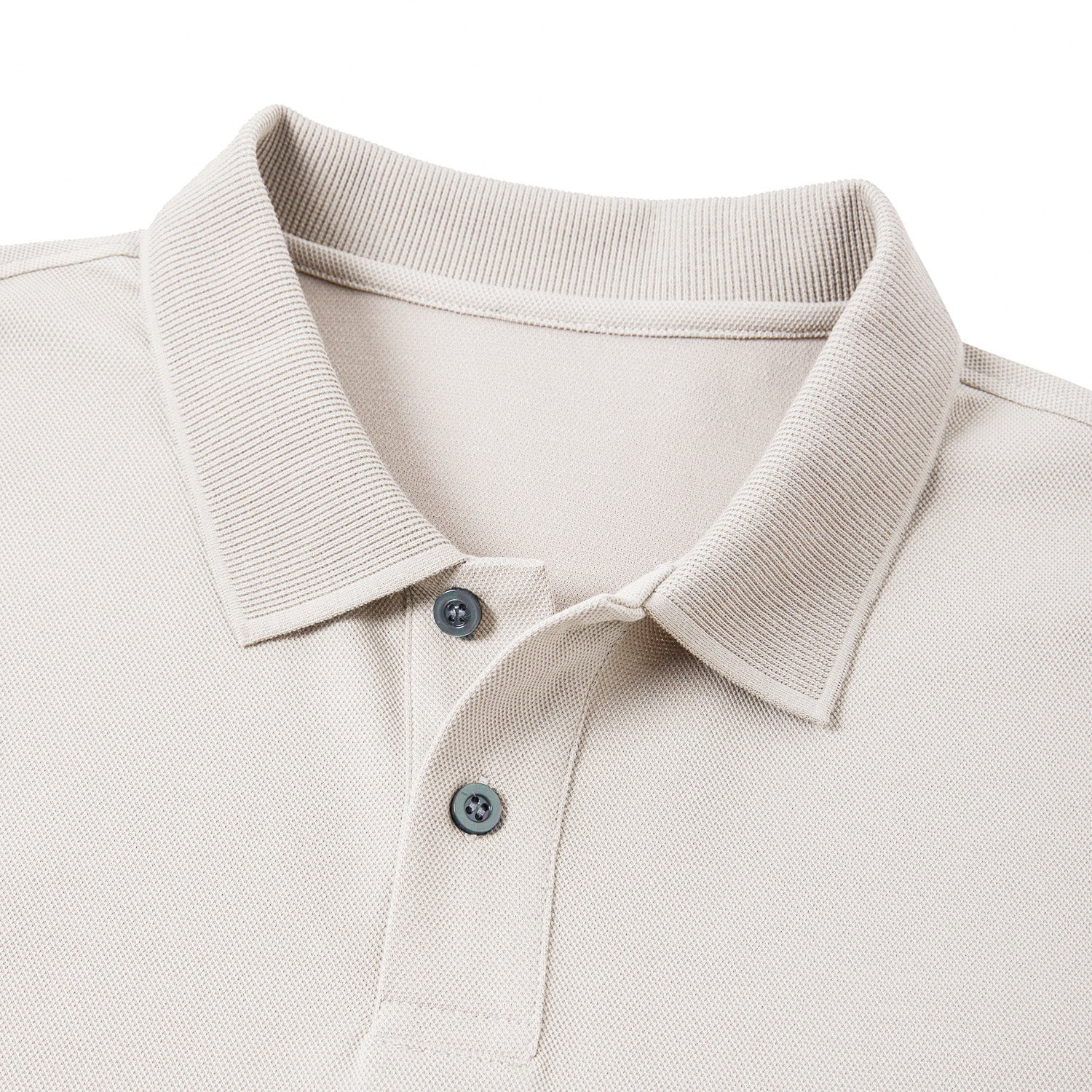 Cotton Linen Classic Fit Polo - oukumen