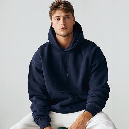 100% Cotton Basic Hoodie - oukumen