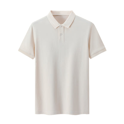 Cotton Linen Classic Fit Polo - oukumen