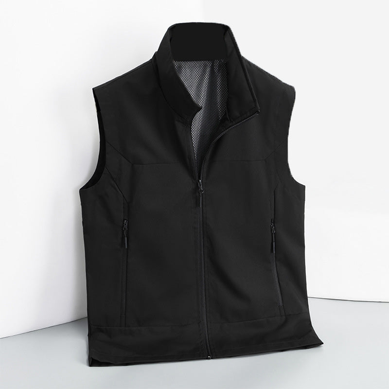 Sports Outdoor Waterproof Training Full-zip Vest