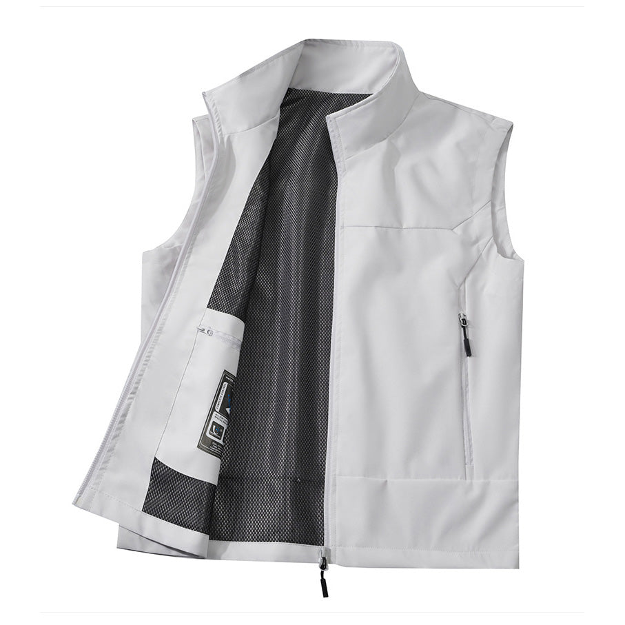 Sports Outdoor Waterproof Training Full-zip Vest