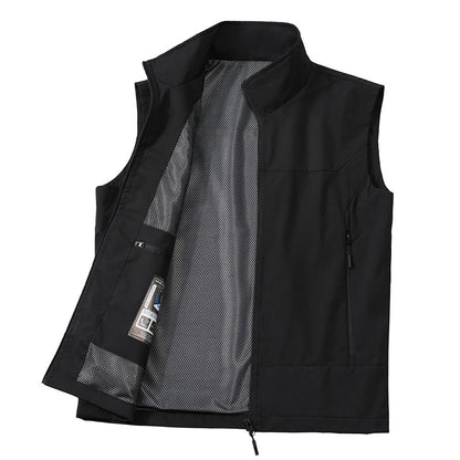 Sports Outdoor Waterproof Training Full-zip Vest