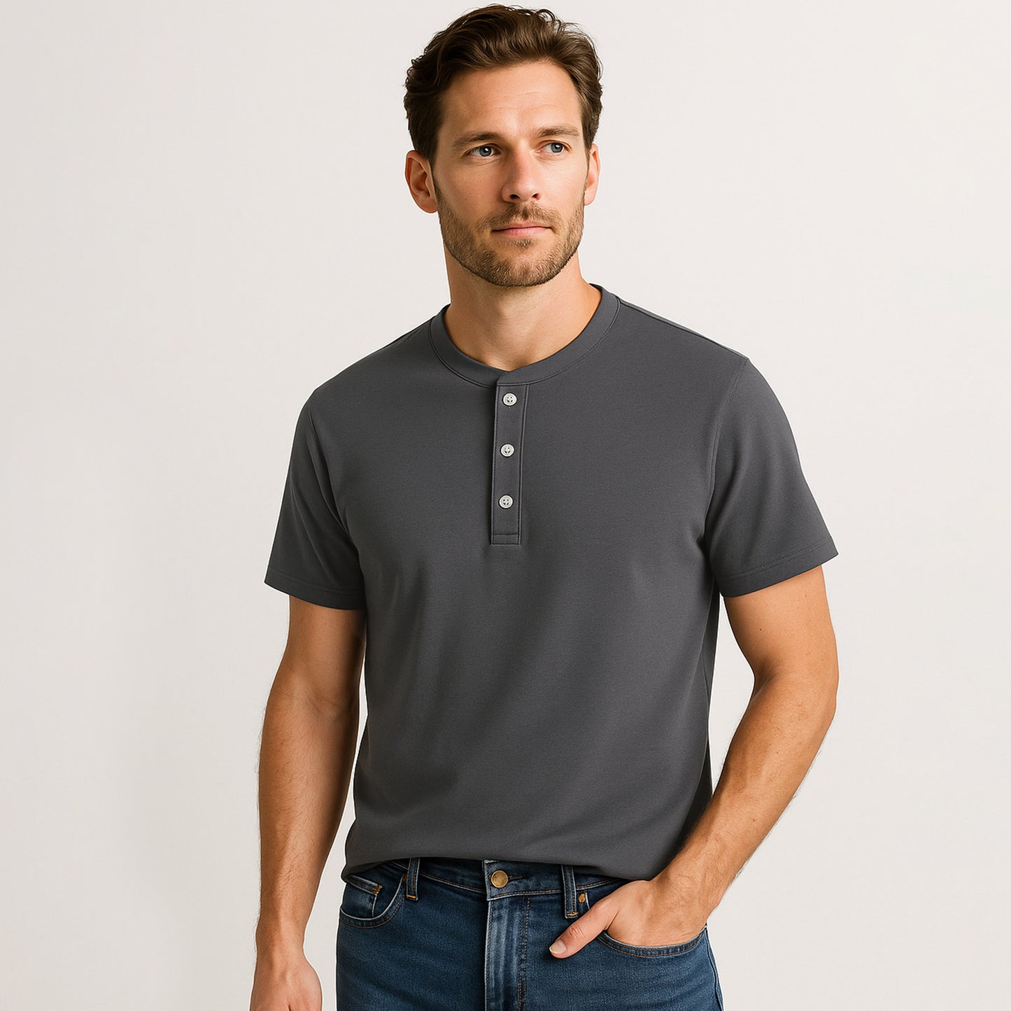 Sorona Blend Henley T-Shirt
