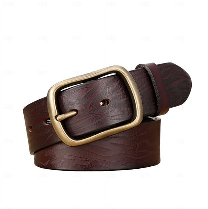 Men's Vintage Cowhide Leather Belt