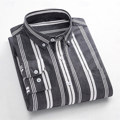 Casual Oxford Stripe Shirt