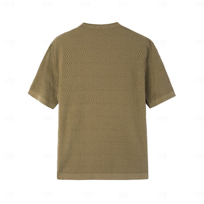 Cotton-Linen-Silk Luxury Stretch Tee