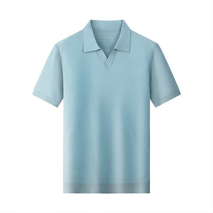 Luxury Blended Jacquard Polo Shirt
