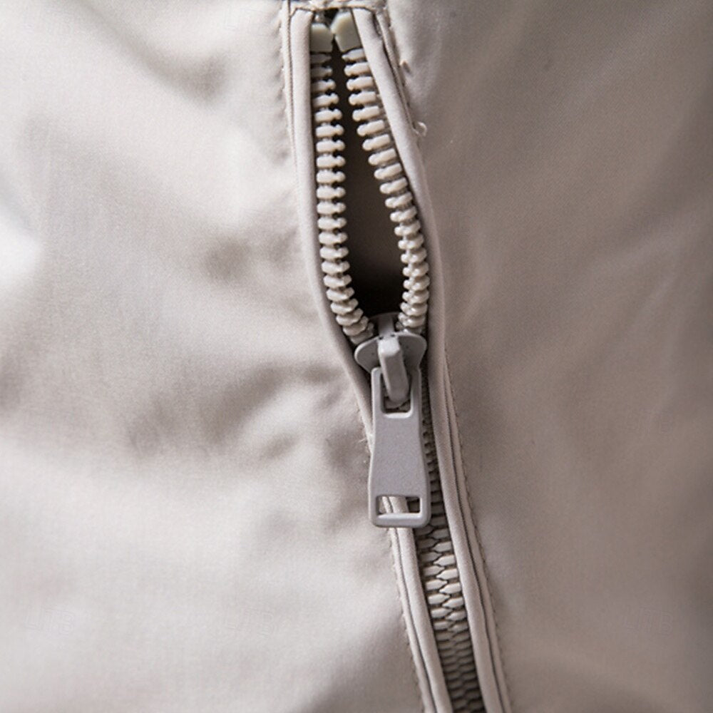 Windproof Zipper Lightweight Jacket - oukumen