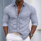 Acid-Wash Long-Sleeve Shirt