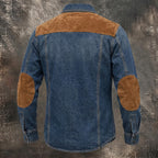 Patchwork Acid-Wash Shirt