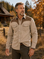 Long-Sleeve Denim Shirt