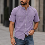Washed Short-Sleeve Shirt