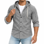 Patchwork Acid-Wash Denim Shirt