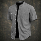 Washed Short-Sleeve Shirt