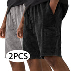 Acid-Wash Shorts