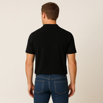 Luxury Blended Jacquard Polo Shirt