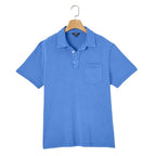 Acid-Wash Pocket Polo Shirt