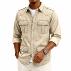 Long-Sleeve Denim Shirt